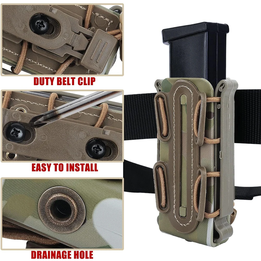 Cinturón táctico con bolsas softshell para pistola, rifle y botiquín - imagen 3