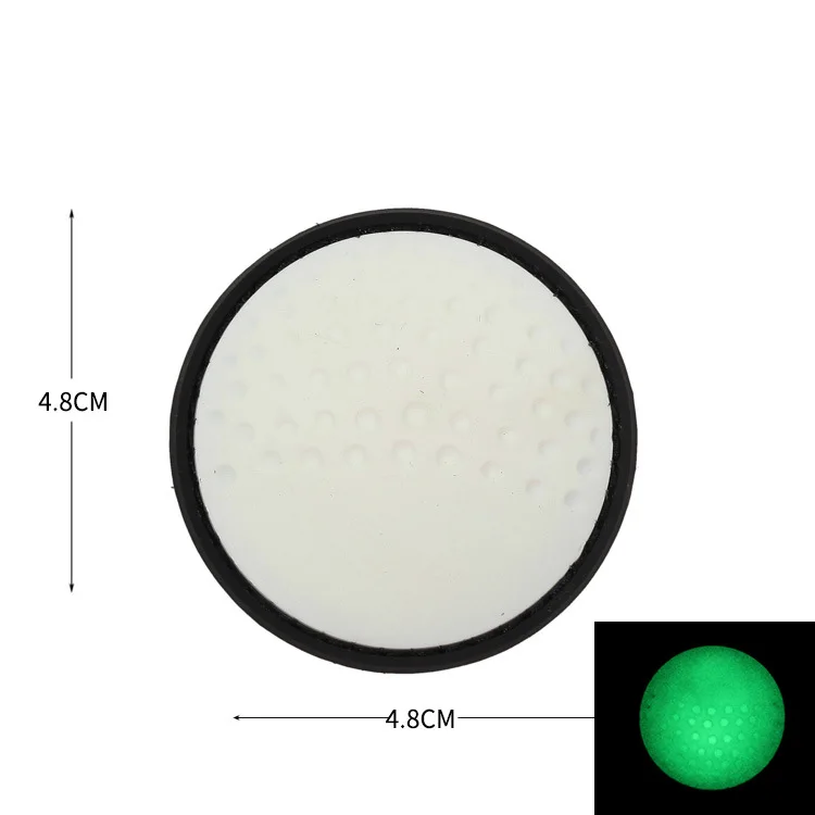 Parche PVC 3D con velcro que brilla en la oscuridad para mochila - imagen 2