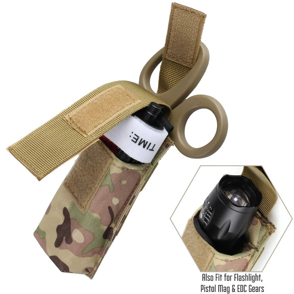 Funda MOLLE porta-torniquete táctico universal para cinturón de combate - imagen 2
