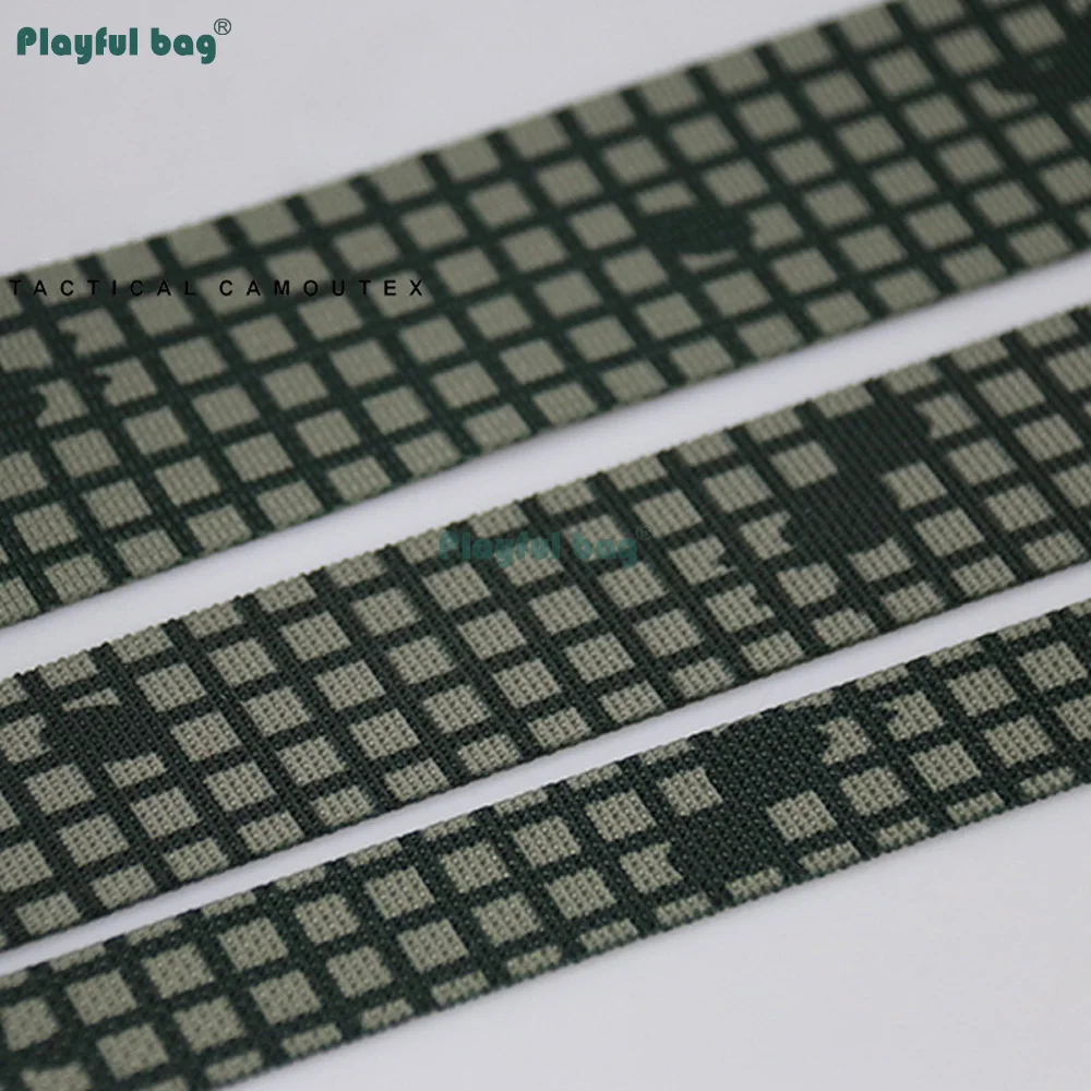 Cinta táctica MOLLE ripstop camuflaje nocturno desértico poliéster - imagen 3