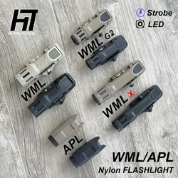 Linterna LED táctica WML Gen2 con riel Picatinny para Airsoft y caza