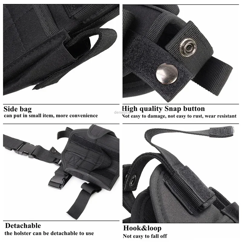 Funda táctica muslo pistola universal derecha - imagen 4