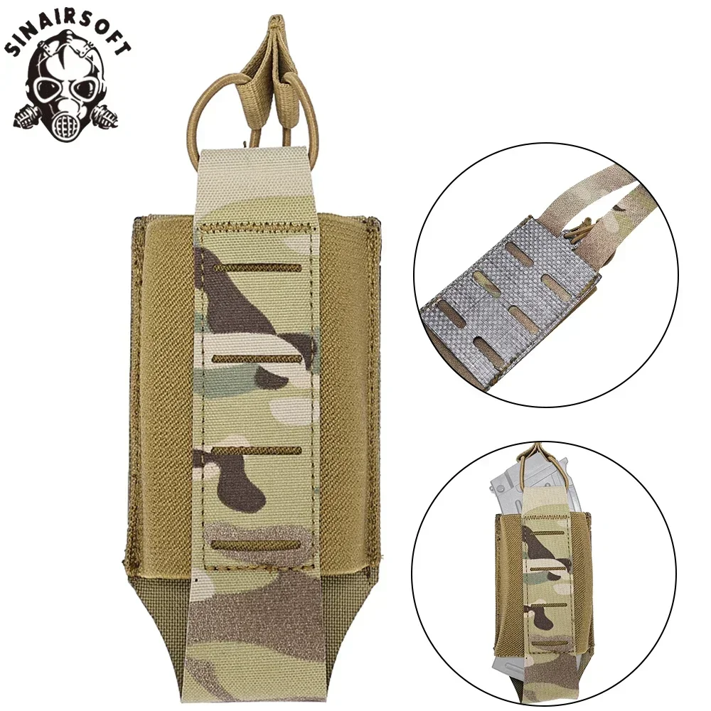 Funda táctica elástica para cargadores MOLLE Nylon Tegris, AK
