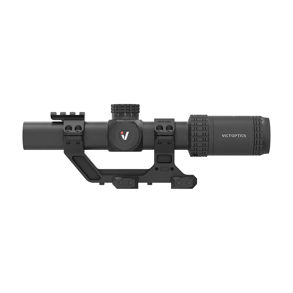 Victoptics S6 LPVO SFP para rifle con retículo MIL iluminado - imagen 2