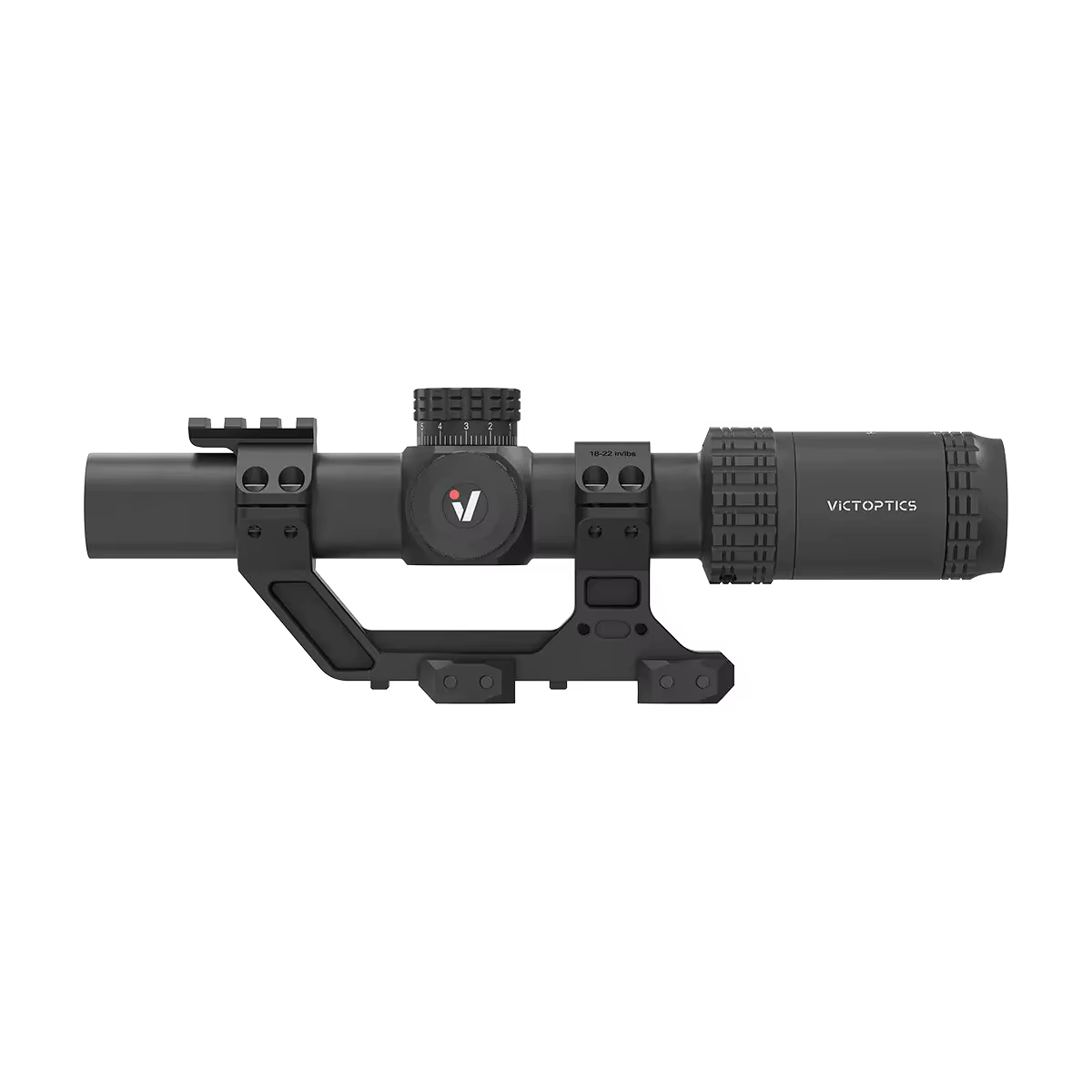 Victoptics S6 LPVO SFP para rifle con retículo MIL iluminado - imagen 2