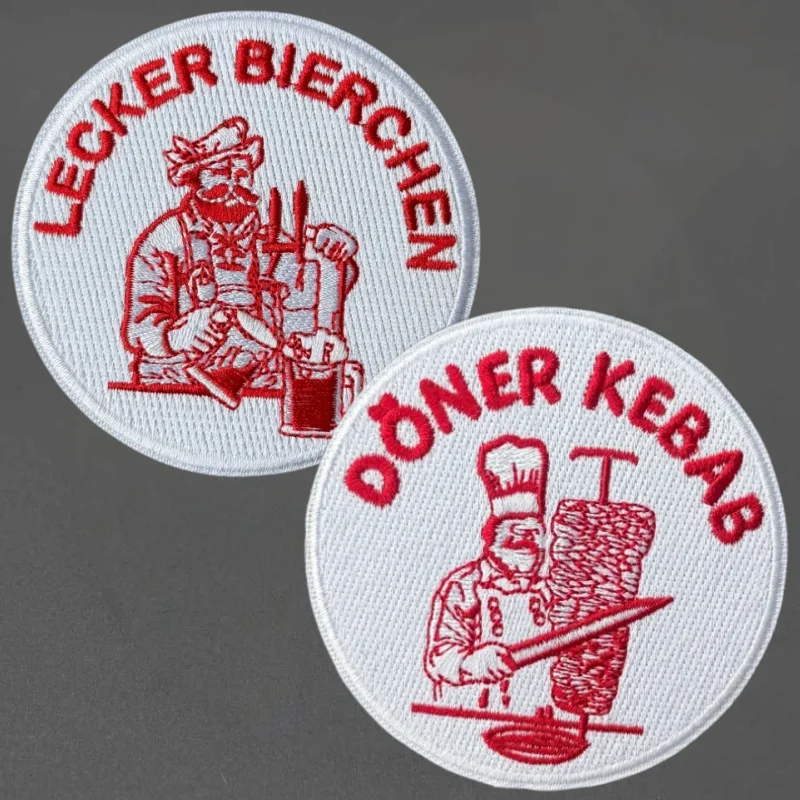 Bierchen Parche bordado táctico chef doner kebab con velcro morale - imagen 5
