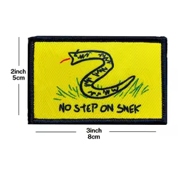 Parche táctico Snek 2'x3' con velcro – Para chaleco o mochila