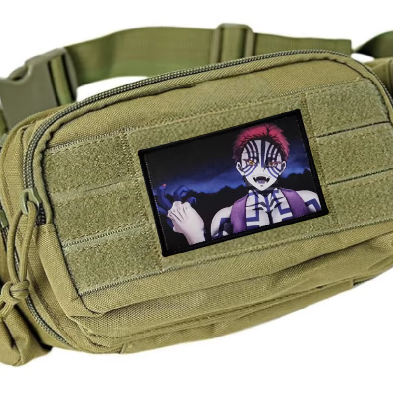 Parche táctico anime moral con velcro gancho y bucle para brazalete - imagen 4