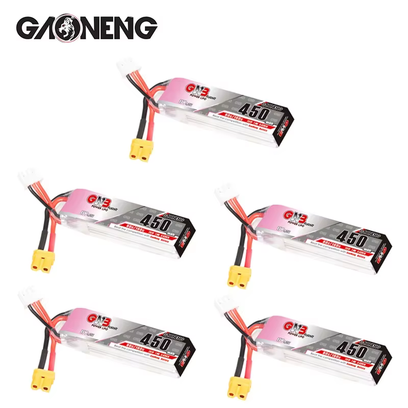 Batería GNB 450mAh 2S LiPo HV XT30 para FPV