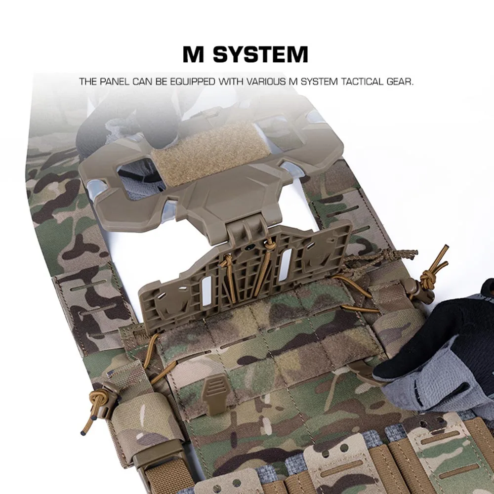 EUD ATAK panel táctico de velcro con cordón amortiguador airsoft - imagen 4