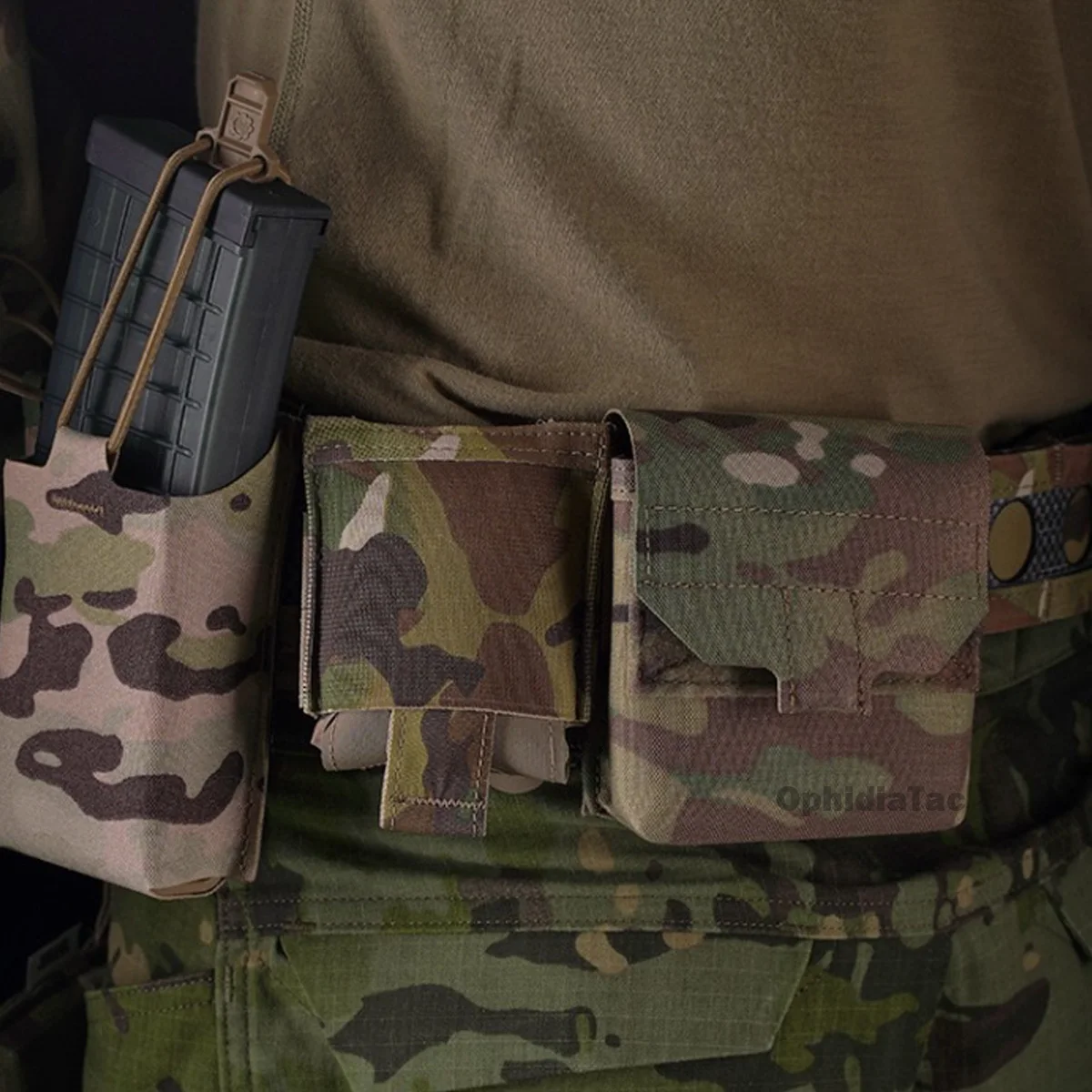 Ophidian-Mini Bolsa Utilidad Molle IFAK Micro GP Tapones Oídos Caza - imagen 3