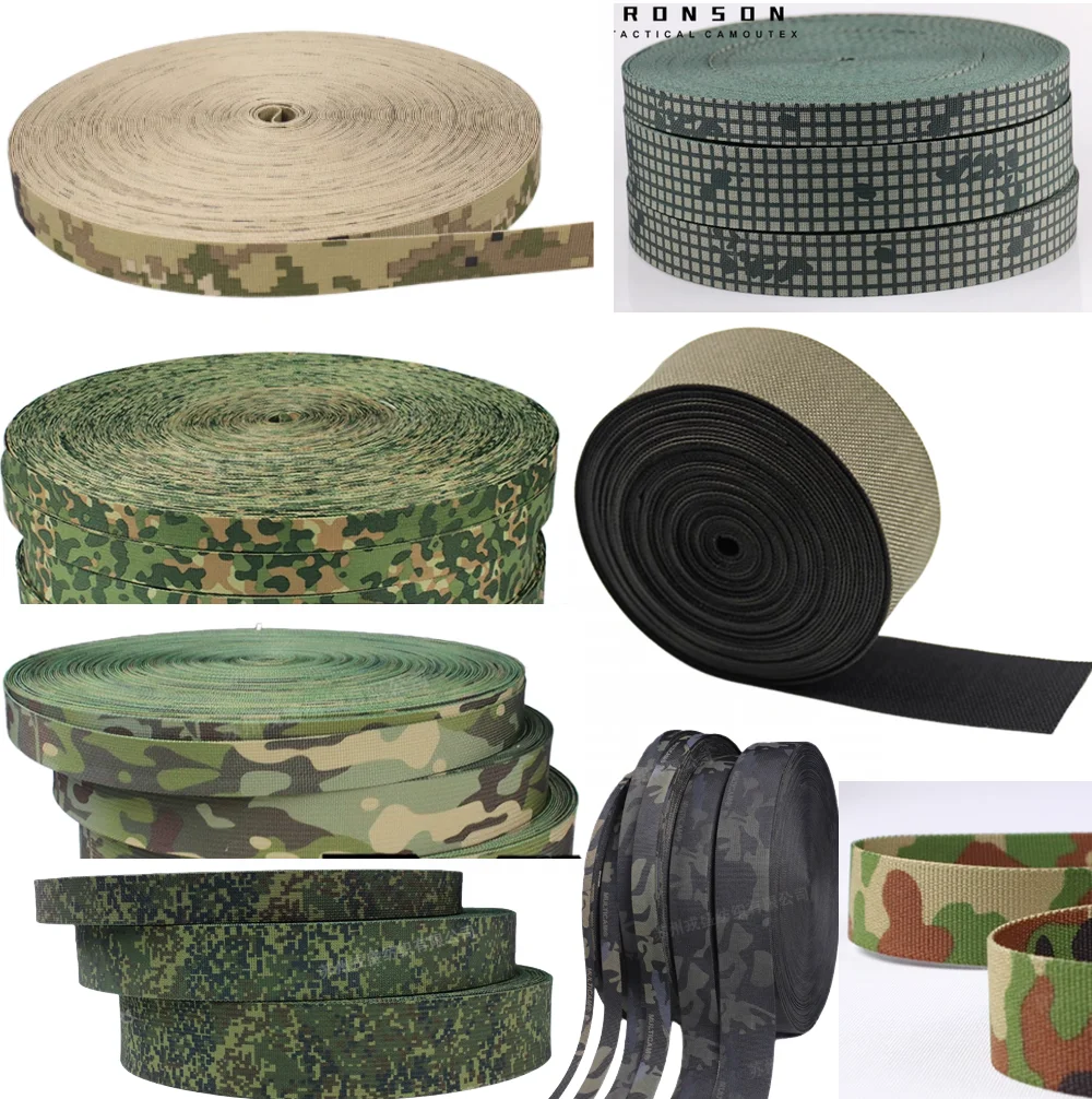 Correas tácticas MOLLE camuflaje DIY para cinturón o bolso - imagen 4