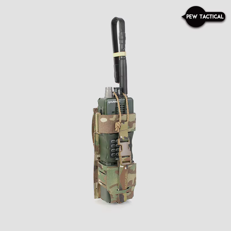 Funda táctica MOLLE para radio PRC152 – Protectora y organizadora - imagen 4