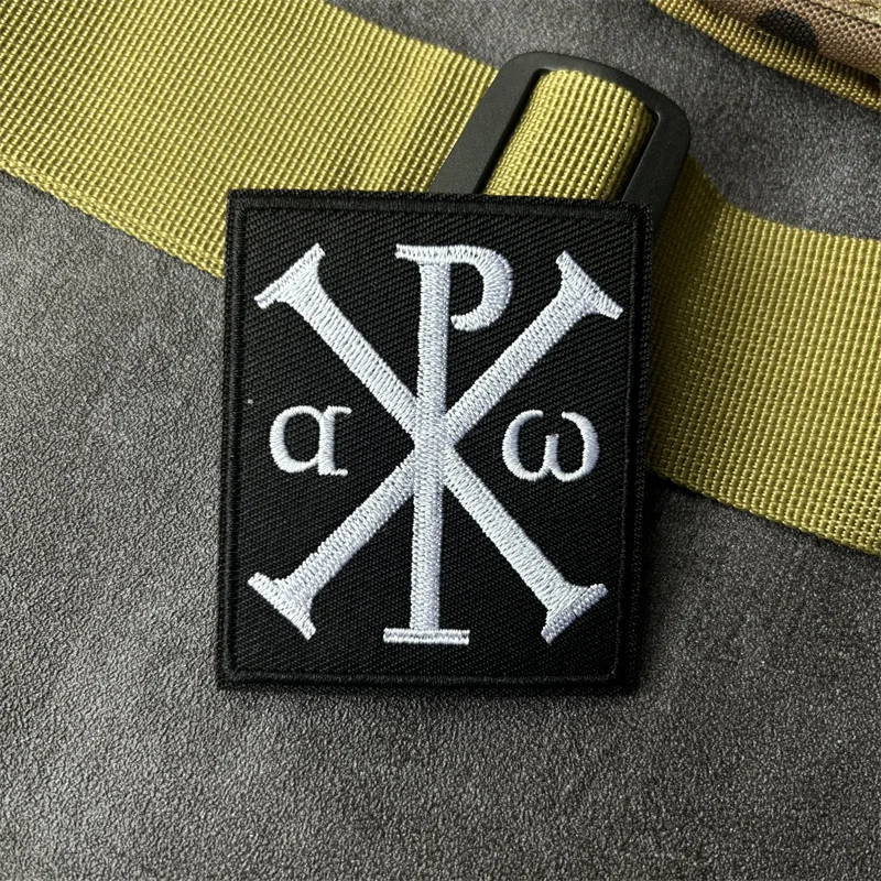 Parche táctico bordado chevron Rusia con velcro para mochila - imagen 4