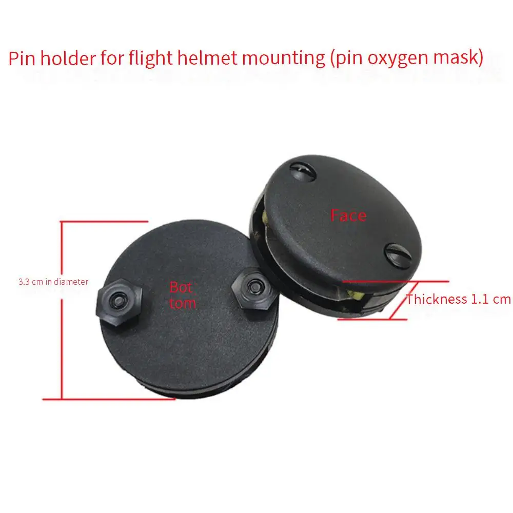 Máscara oxígeno aviación modificada con hebilla para casco vuelo - imagen 4