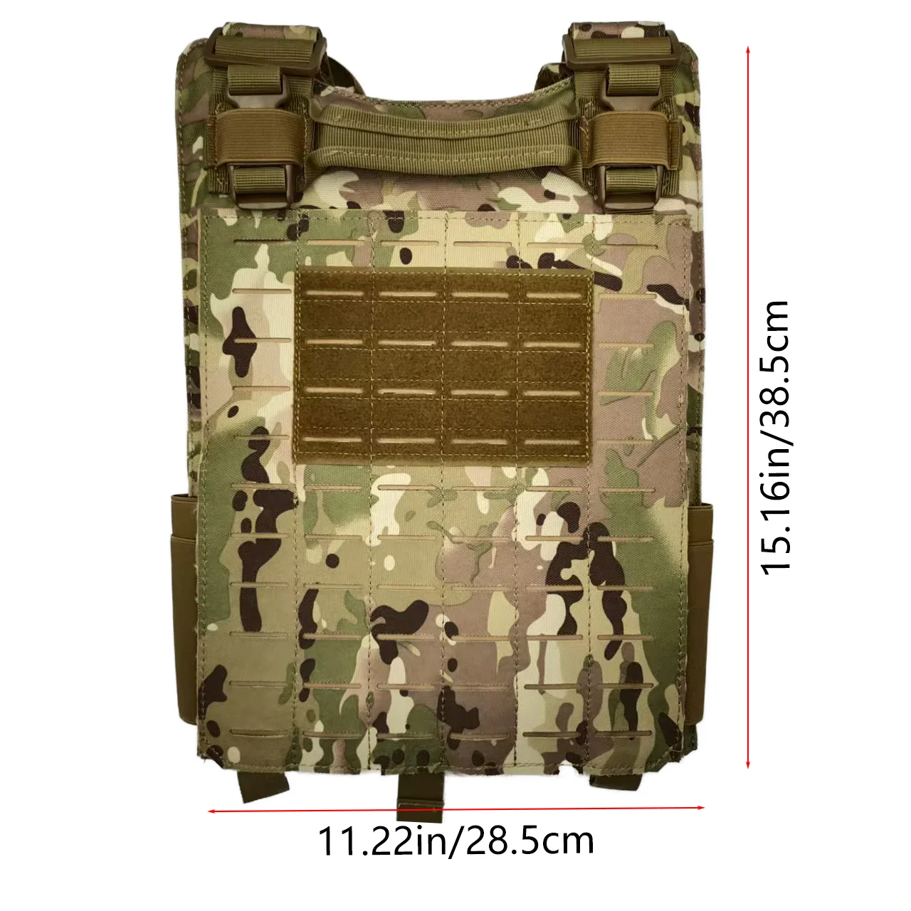 Chaleco portaplacas MOLLE con liberación rápida camuflaje - imagen 3