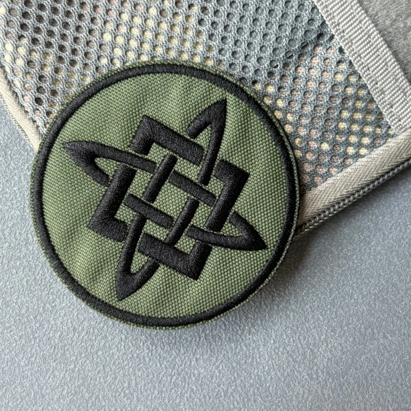 Parche táctico bordado con velcro para mochila y ropa - imagen 4