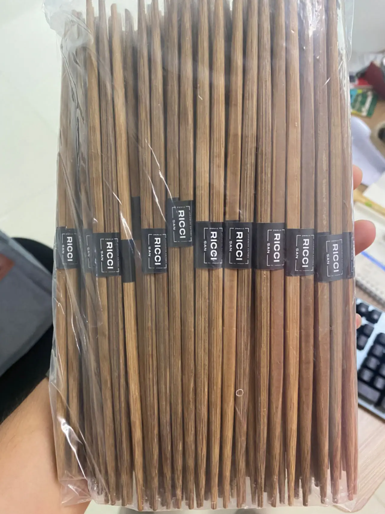 Palillos alargados para hotel con grabado personalizado anti-moho - imagen 5