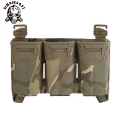 Portacargadores Tipo K con gancho G y velcro para chaleco táctica caza