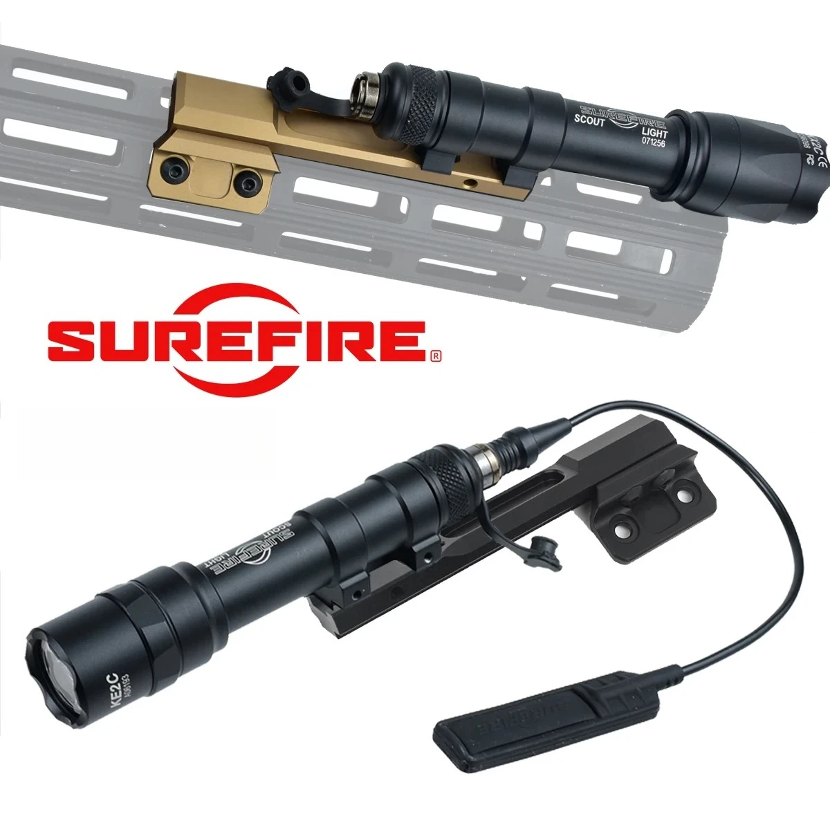 Soporte táctico SureFire M300/M600 M-LK para linterna rifle - imagen 4