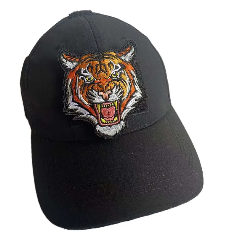 Parches bordados animales para MOLLE táctico: oso, tigre y lobo - imagen 5