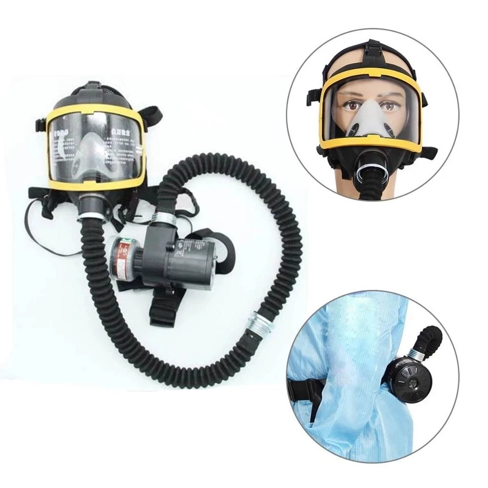 Máscara de gas cara completa con respirador – Protección laboral táctica - imagen 4