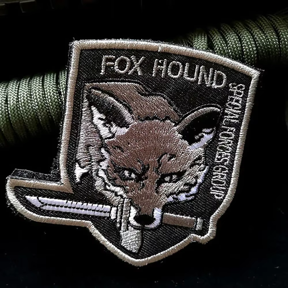 Parche táctico FOXHOUND moral bordado con velcro - imagen 4