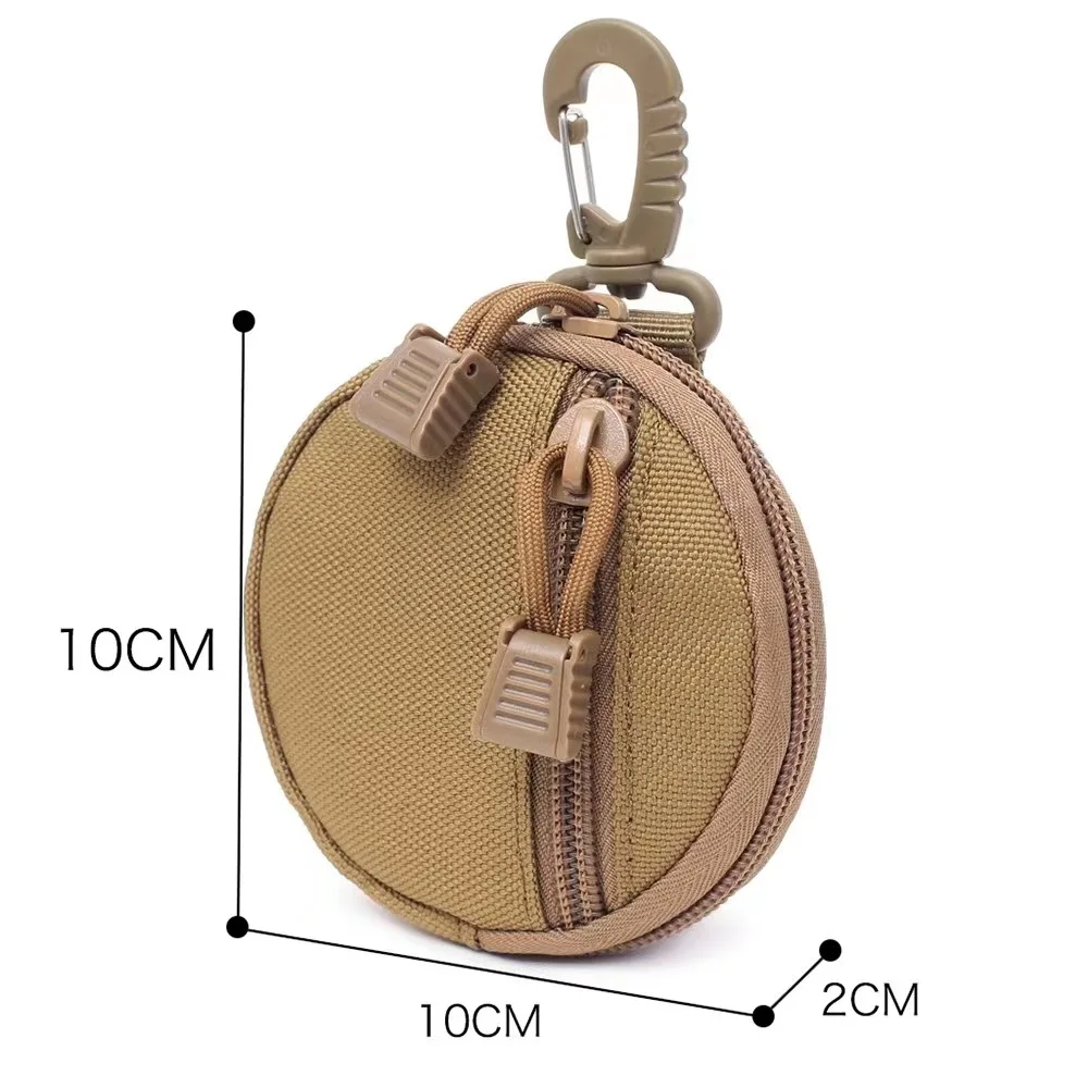 Monedero táctico 1000D mini riñonera para hombre con cremallera