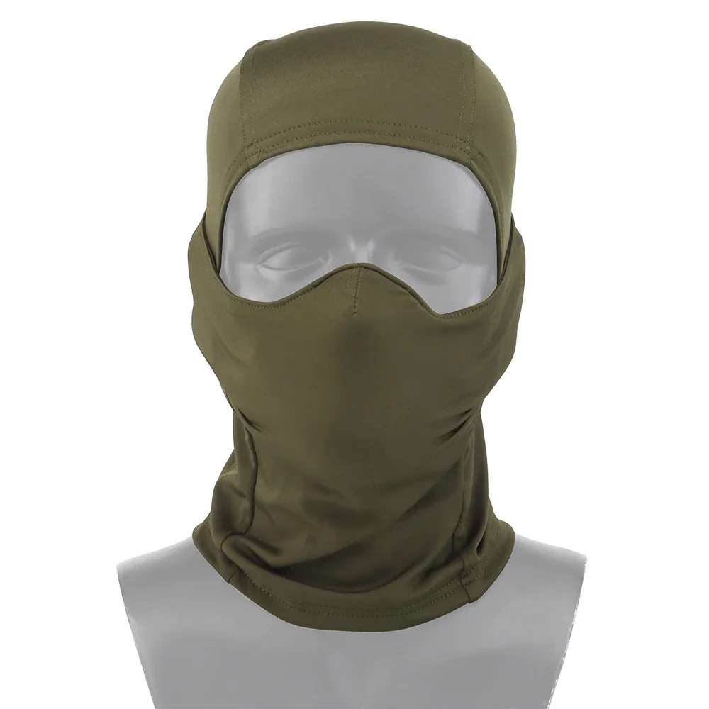 Balaclava táctica siliconaUV verde camo airsoft outdoor - imagen 4