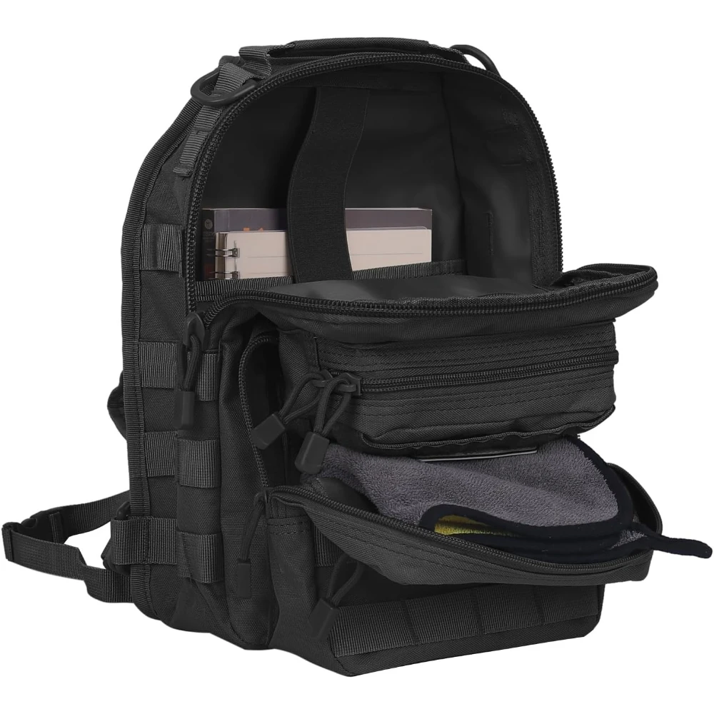 Rover bandolera táctica MOLLE EDC, bolso de pecho asalto - imagen 3