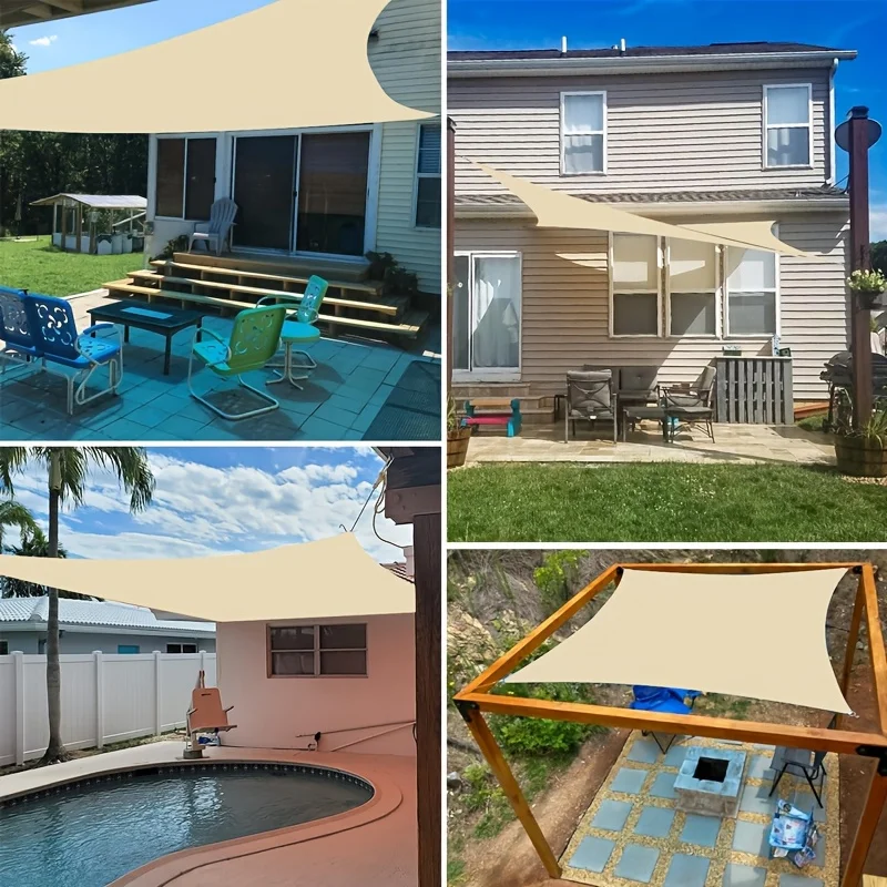 Parasol rectangular impermeable para exterior – Jardín y terraza - imagen 2