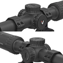 Victoptics Mira LPVO con retícula iluminada fibra óptica Picatinny