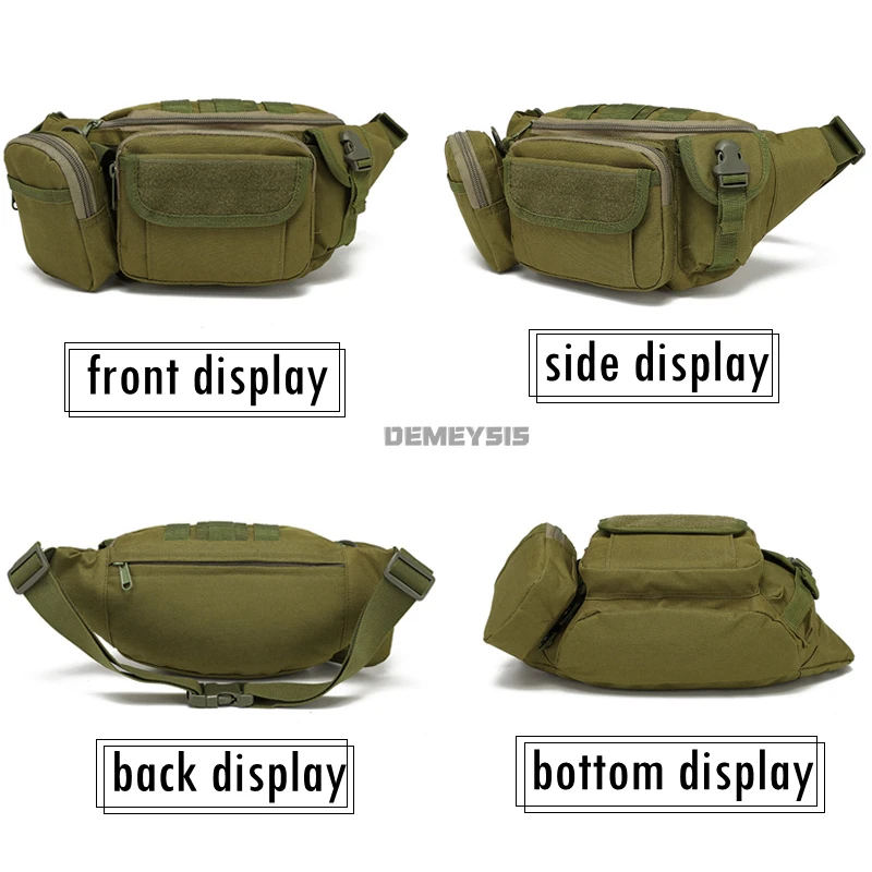 Riñonera táctica Oxford 900D de gran capacidad para senderismo - imagen 4
