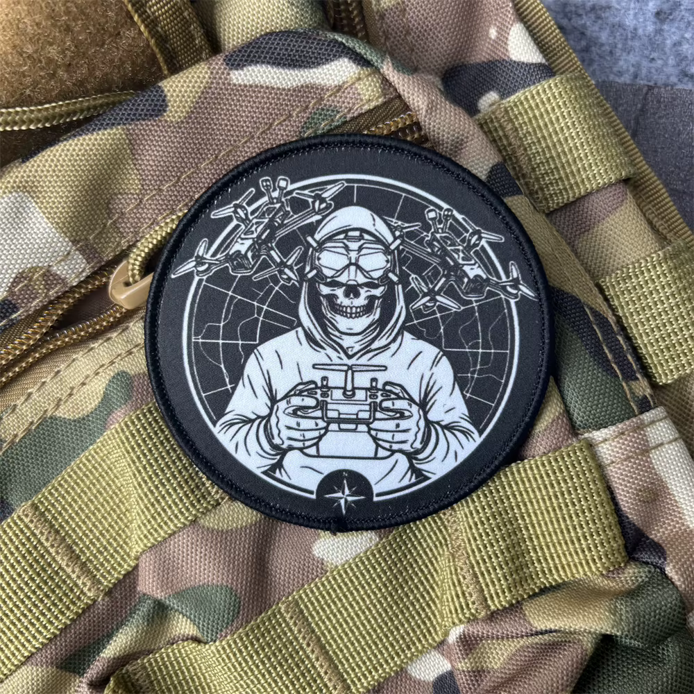 Parche táctico militar de insignia moral con velcro gancho/bucle - imagen 3