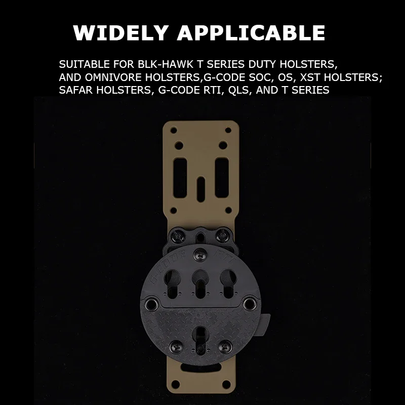 Base adaptadora modular táctica pistola G-CODE RTI SOC/OS/XST para funda - imagen 2