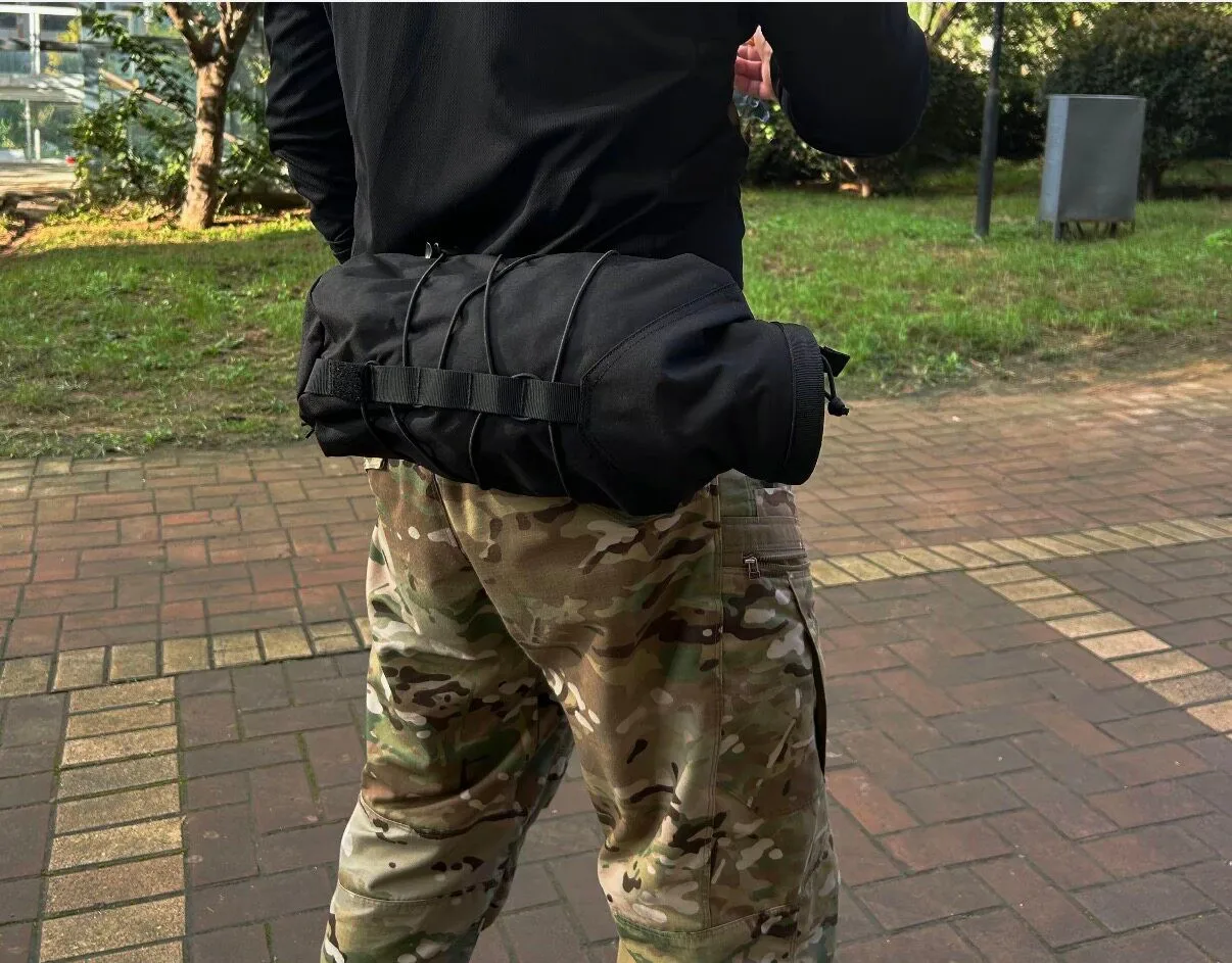 Bolso táctico paracaidistas bandolera cilíndrica para el hombro
