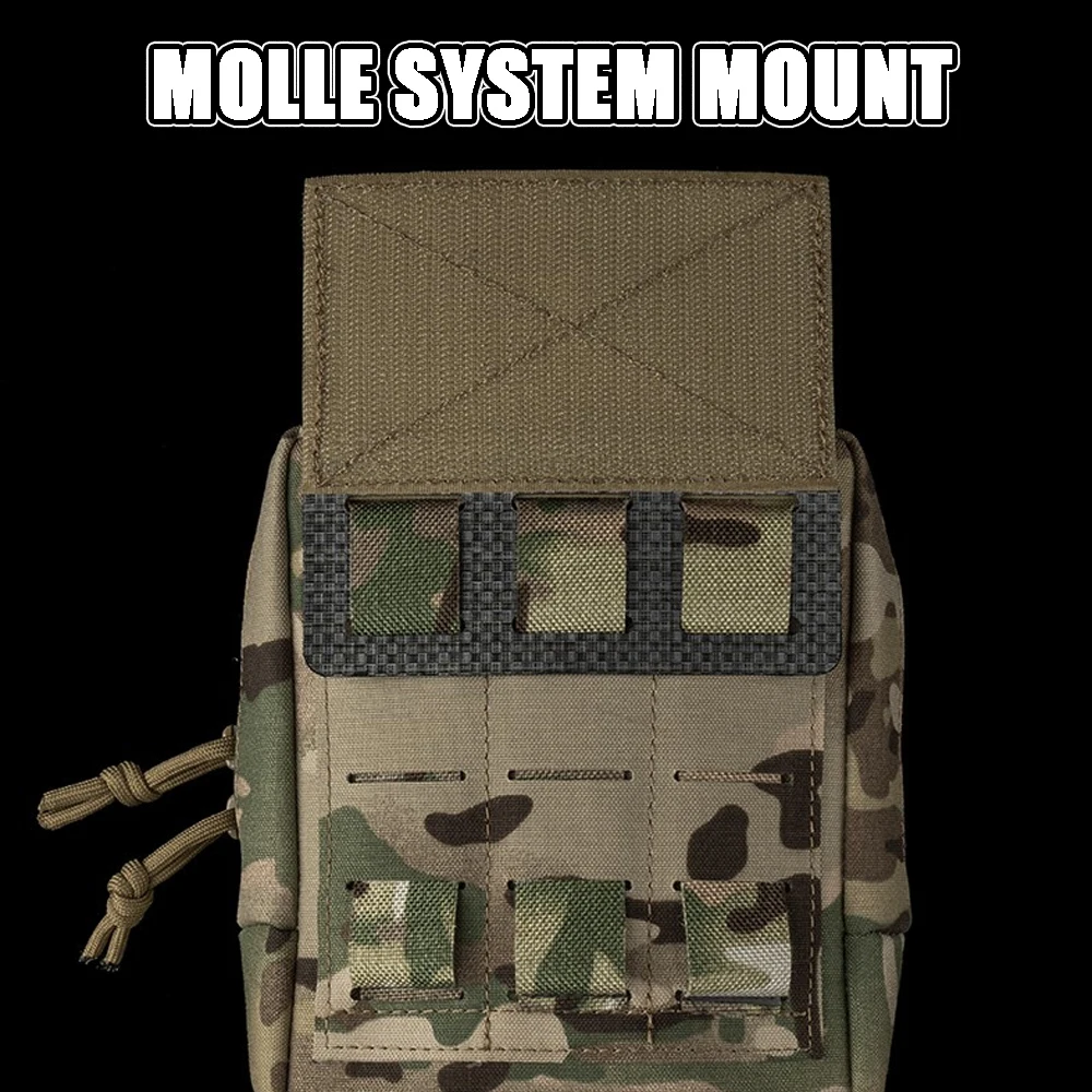 Panel adaptador MOLLE fijo para arnés de pecho y chaleco táctico - imagen 5