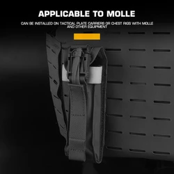 Bolsa para torniquete Molle de liberación rápida, primeros auxilios