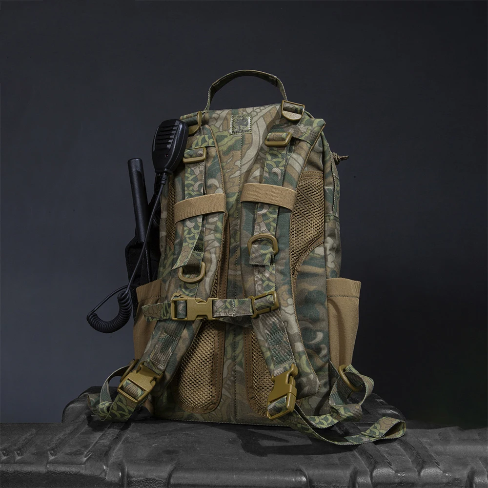 Mochila táctica camuflaje ripstop con organizador para senderismo - imagen 3