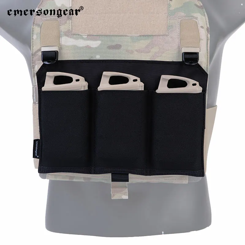 Emersongear Panel Frontal Táctico Triple Portacargadores M4 - Clip Rápido - imagen 3