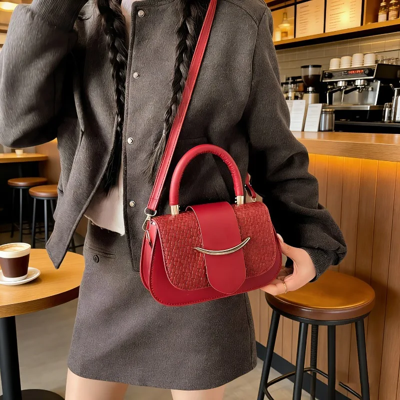 Bolso bandolera pequeño cuadrado informal para mujer - imagen 4