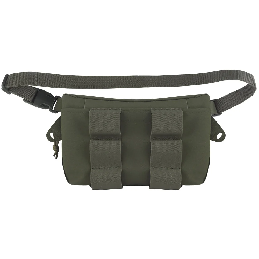 Chaleco Táctico 2 en 1 con MOLLE y Bolsa Rápida de Caza