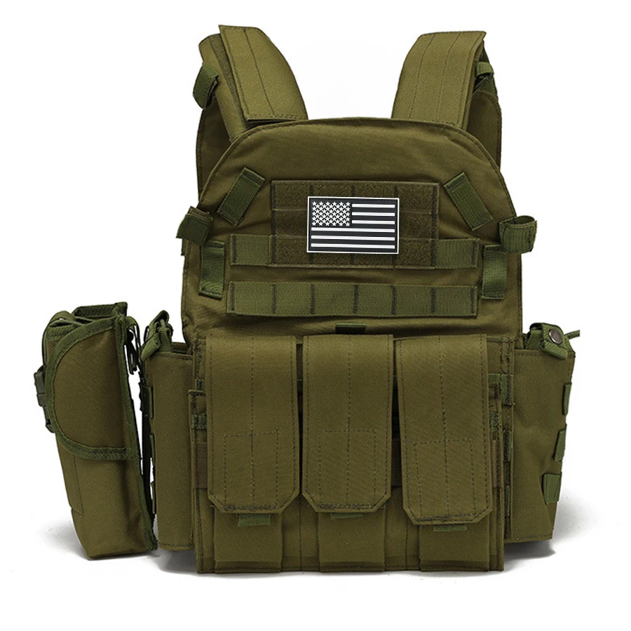 Chaleco táctico camuflaje Oxford alta densidad con correa ajustable - imagen 2