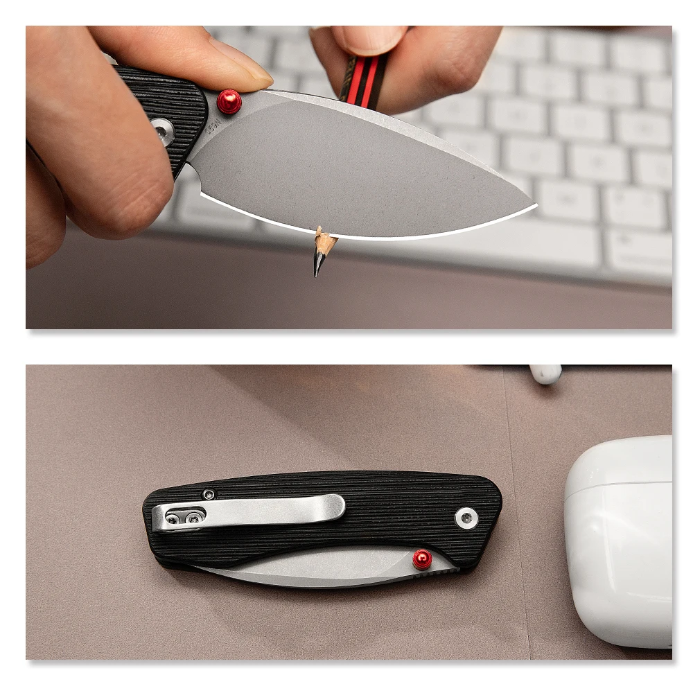 TRIVISA Koala-BG Cuchillo plegable de supervivencia táctico G10 - imagen 5