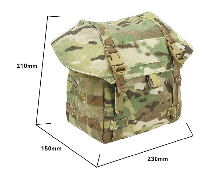 Bolsa de Cadera Táctica MOLLE ripstop para accesorios aire libre