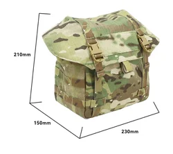 Bolsa de Cadera Táctica MOLLE ripstop para accesorios aire libre