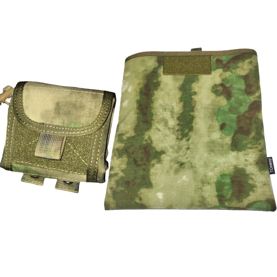 Bolsa táctica drop Multicam Black para cargadores Airsoft plegable - imagen 4