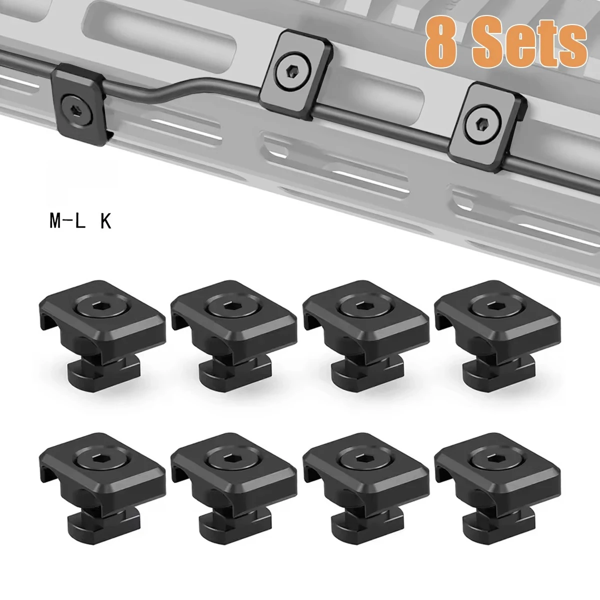 Guías de cable M-LOK para interruptor de presión Picatinny