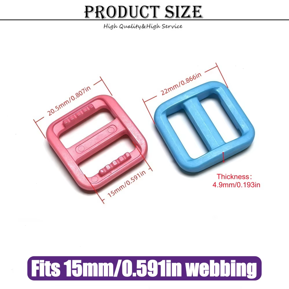 Hebilla ajustable Triglides para correa de perro - imagen 3