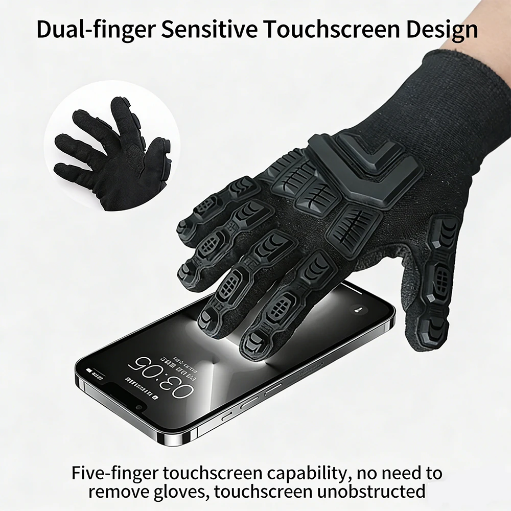 Guantes tácticos resistentes a cortes pantalla táctil antiimpacto